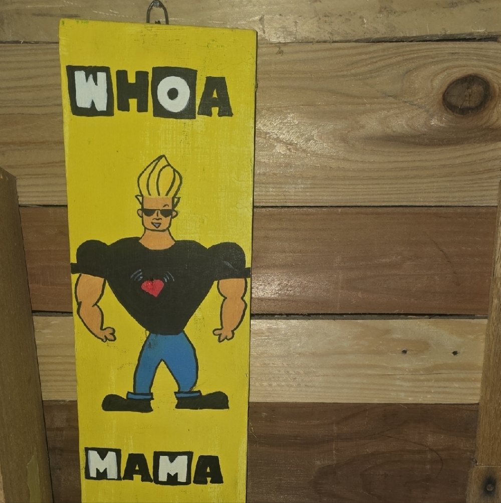 Johnny Bravo, Hand Drawn And Painted